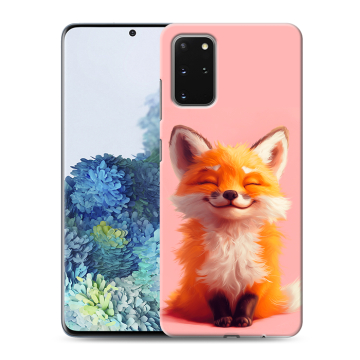 Силиконовый чехол на Samsung Galaxy S20 Plus с принтом милая лиса Силиконовый чехол на Samsung Galaxy S20 Plus с принтом милая лиса