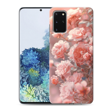Силиконовый чехол на Samsung Galaxy S20 Plus с принтом Розовые розы Силиконовый чехол на Samsung Galaxy S20 Plus с принтом Розовые розы