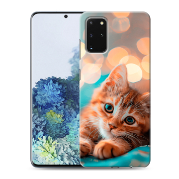 Силиконовый чехол на Samsung Galaxy S20 Plus с принтом котик Силиконовый чехол на Samsung Galaxy S20 Plus с принтом котик