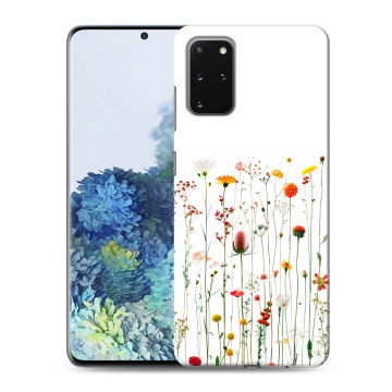 Силиконовый чехол на Samsung Galaxy S20 Plus с принтом цветы Силиконовый чехол на Samsung Galaxy S20 Plus с принтом цветы