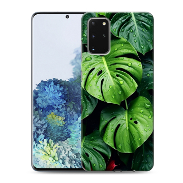 Силиконовый чехол на Samsung Galaxy S20 Plus с принтом Листья Силиконовый чехол на Samsung Galaxy S20 Plus с принтом Листья