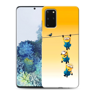 Силиконовый чехол на Samsung Galaxy S20 Plus с принтом Миньоны Силиконовый чехол на Samsung Galaxy S20 Plus с принтом Миньоны