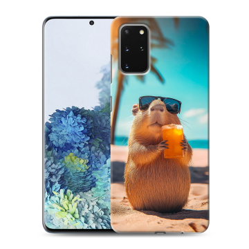 Силиконовый чехол на Samsung Galaxy S20 Plus с принтом Капибара Силиконовый чехол на Samsung Galaxy S20 Plus с принтом Капибара