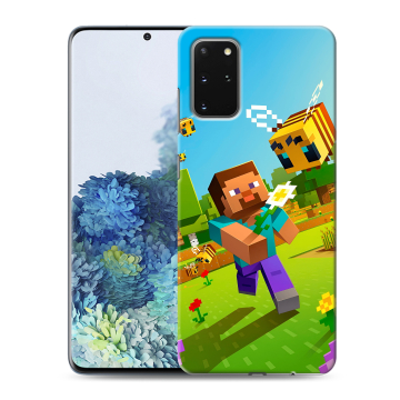 Силиконовый чехол на Samsung Galaxy S20 Plus с принтом Майнкрафт Minecraft Силиконовый чехол на Samsung Galaxy S20 Plus с принтом Майнкрафт Minecraft