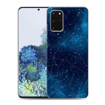 Силиконовый чехол на Samsung Galaxy S20 Plus с принтом Космос звезды
