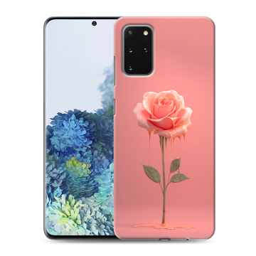Силиконовый чехол на Samsung Galaxy S20 Plus с принтом Розовая роза