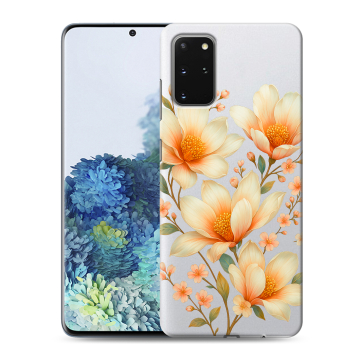 Силиконовый чехол на Samsung Galaxy S20 Plus с принтом Цветы