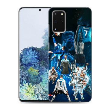 Силиконовый чехол на Samsung Galaxy S20 Plus с принтом Реал Роналдо