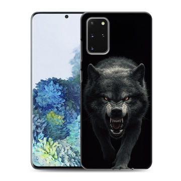 Силиконовый чехол на Samsung Galaxy S20 Plus с принтом Волк Силиконовый чехол на Samsung Galaxy S20 Plus с принтом Волк