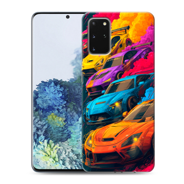 Силиконовый чехол на Samsung Galaxy S20 Plus с принтом Тачки