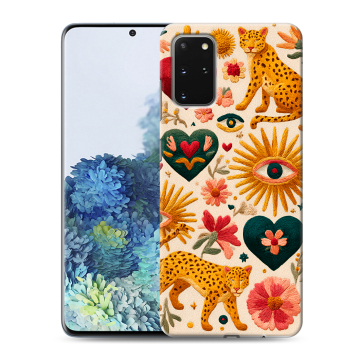 Силиконовый чехол на Samsung Galaxy S20 Plus с принтом Модный принт