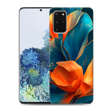 Силиконовый чехол на Samsung Galaxy S20 Plus с принтом Цветы