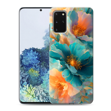 Силиконовый чехол на Samsung Galaxy S20 Plus с принтом Цветы
