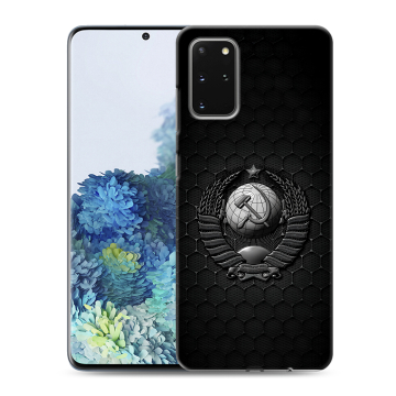 Силиконовый чехол на Samsung Galaxy S20 Plus с принтом Герб Флаг СССР Силиконовый чехол на Samsung Galaxy S20 Plus с принтом Герб Флаг СССР