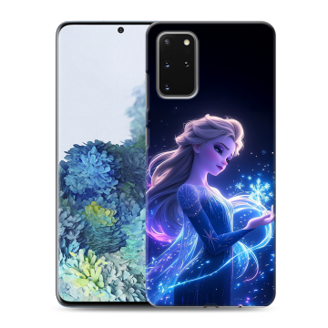Силиконовый чехол на Samsung Galaxy S20 Plus с принтом Холодное сердце Frozen Силиконовый чехол на Samsung Galaxy S20 Plus с принтом Холодное сердце Frozen