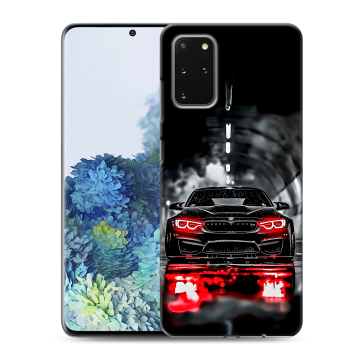 Силиконовый чехол на Samsung Galaxy S20 Plus с принтом BMW БМВ