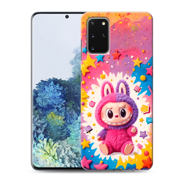 Силиконовый чехол на Samsung Galaxy S20 Plus с принтом Labubu Лабубу Силиконовый чехол на Samsung Galaxy S20 Plus с принтом Labubu Лабубу