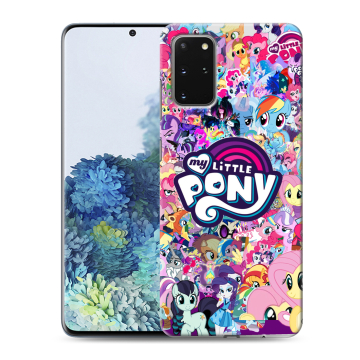 Силиконовый чехол на Samsung Galaxy S20 Plus с принтом My little pony Дружба чудо Силиконовый чехол на Samsung Galaxy S20 Plus с принтом My little pony Дружба чудо
