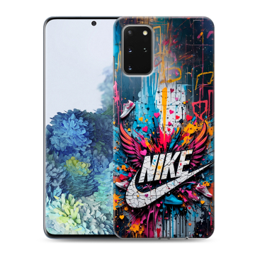 Силиконовый чехол на Samsung Galaxy S20 Plus с принтом Nike Найк Силиконовый чехол на Samsung Galaxy S20 Plus с принтом Nike Найк