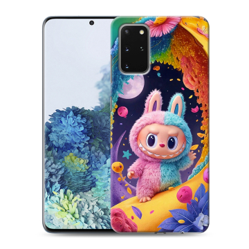 Силиконовый чехол на Samsung Galaxy S20 Plus с принтом Labubu Лабубу Силиконовый чехол на Samsung Galaxy S20 Plus с принтом Labubu Лабубу