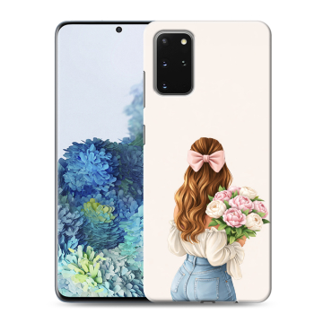 Силиконовый чехол на Samsung Galaxy S20 Plus с принтом женский Силиконовый чехол на Samsung Galaxy S20 Plus с принтом женский