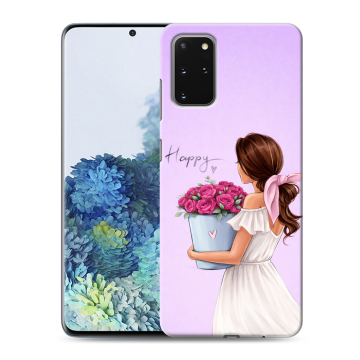 Силиконовый чехол на Samsung Galaxy S20 Plus с принтом женский Силиконовый чехол на Samsung Galaxy S20 Plus с принтом женский