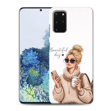 Силиконовый чехол на Samsung Galaxy S20 Plus с принтом женский Силиконовый чехол на Samsung Galaxy S20 Plus с принтом женский