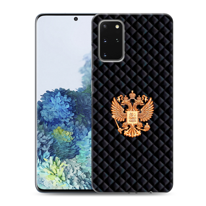 Силиконовый чехол на Samsung Galaxy S20 Plus с принтом Герб России принт Силиконовый чехол на Samsung Galaxy S20 Plus с принтом Герб России принт