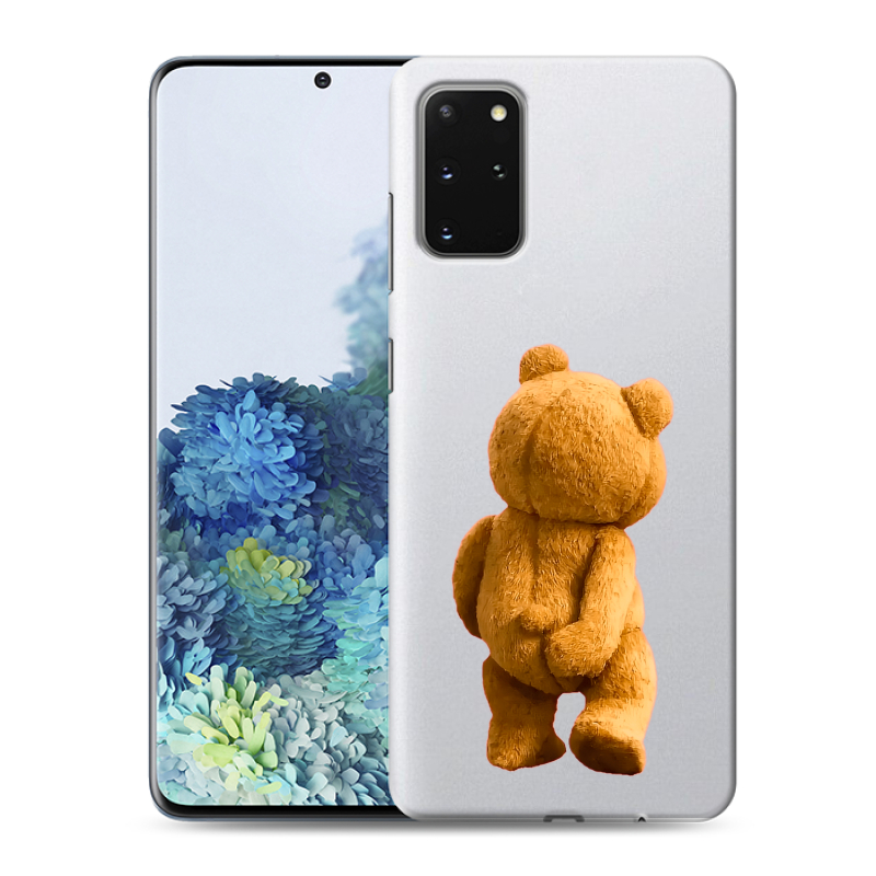 Силиконовый чехол на Samsung Galaxy S20 Plus с принтом Медведь Силиконовый чехол на Samsung Galaxy S20 Plus с принтом Медведь