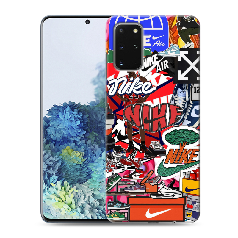 Силиконовый чехол на Samsung Galaxy S20 Plus с принтом Найк Nike яркий Силиконовый чехол на Samsung Galaxy S20 Plus с принтом Найк Nike яркий