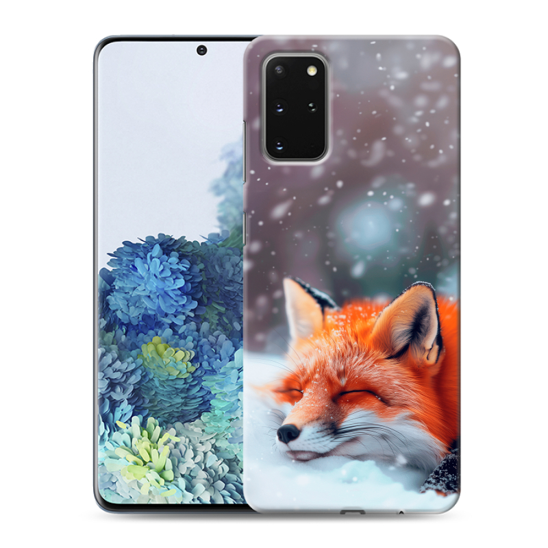 Силиконовый чехол на Samsung Galaxy S20 Plus с принтом лиса Силиконовый чехол на Samsung Galaxy S20 Plus с принтом лиса