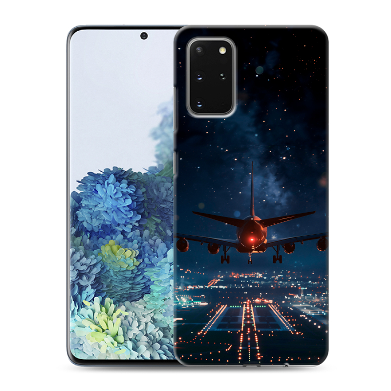 Силиконовый чехол на Samsung Galaxy S20 Plus с принтом самолет Силиконовый чехол на Samsung Galaxy S20 Plus с принтом самолет