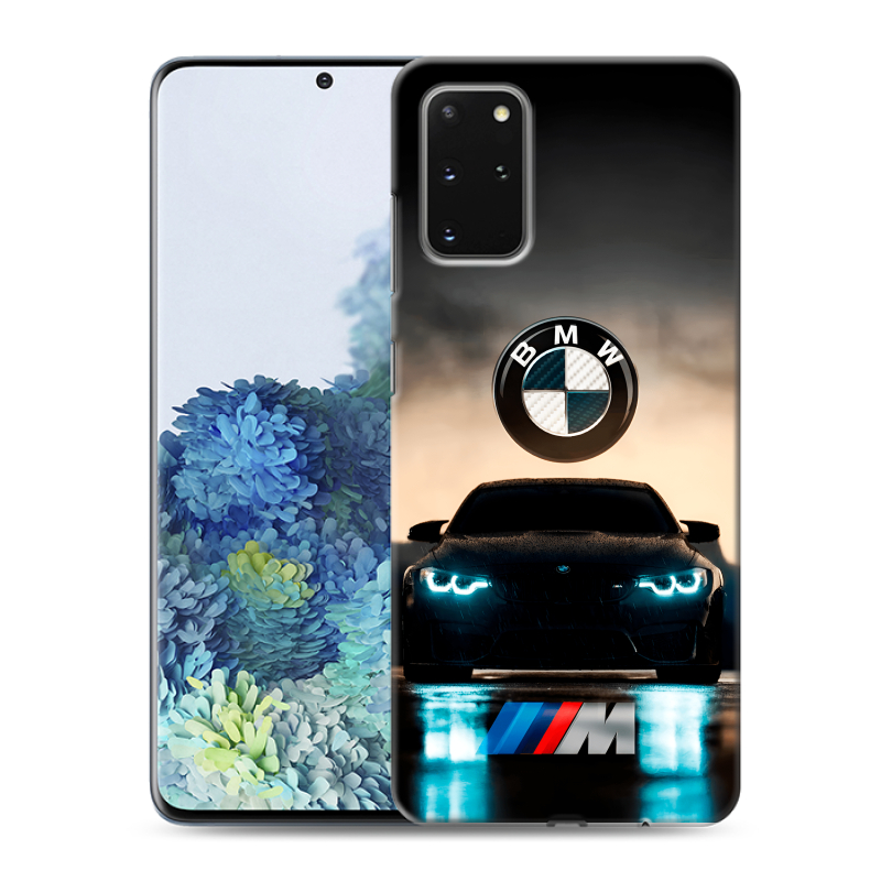 Силиконовый противоударный чехол на Samsung Galaxy S20 Plus с принтом БМВ BMW Силиконовый противоударный чехол на Samsung Galaxy S20 Plus с принтом БМВ BMW