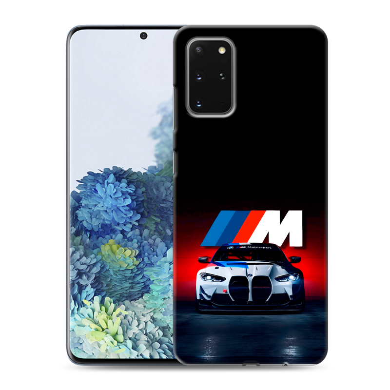 Силиконовый противоударный чехол на Samsung Galaxy S20 Plus с принтом БМВ BMW Силиконовый противоударный чехол на Samsung Galaxy S20 Plus с принтом БМВ BMW