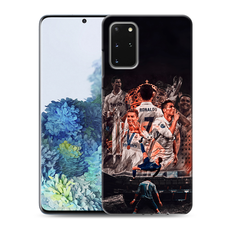Силиконовый чехол на Samsung Galaxy S20 Plus с принтом Реал Роналдо Real Ronaldo Силиконовый чехол на Samsung Galaxy S20 Plus с принтом Реал Роналдо Real Ronaldo