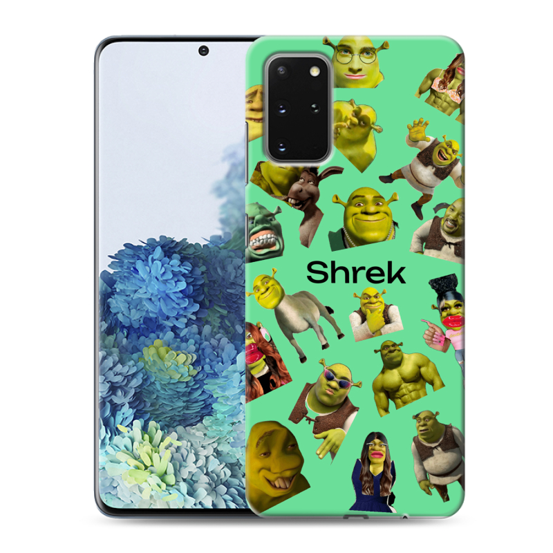 Силиконовый чехол на Samsung Galaxy S20 Plus с принтом Шрек Shrek Силиконовый чехол на Samsung Galaxy S20 Plus с принтом Шрек Shrek