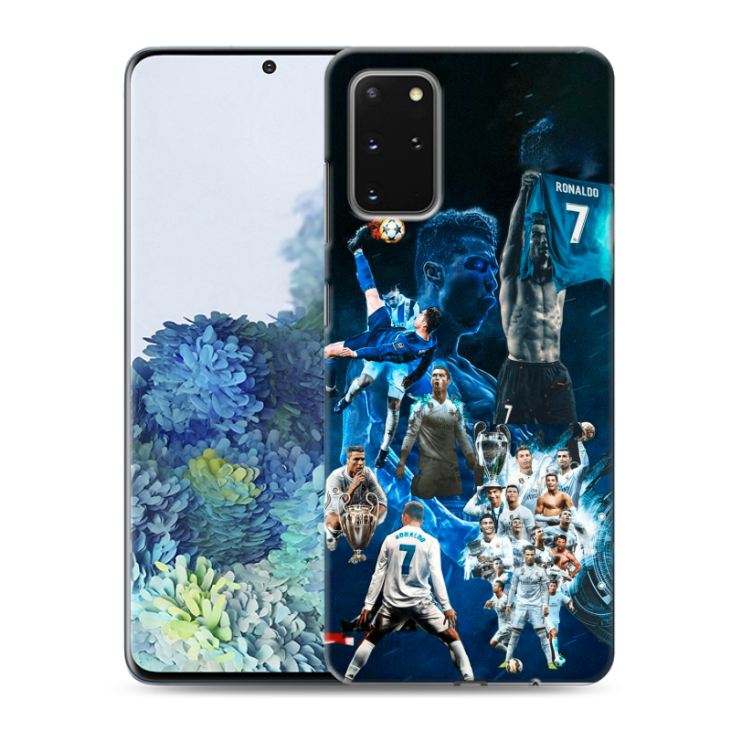 Силиконовый чехол на Samsung Galaxy S20 Plus с принтом Реал Роналдо Силиконовый чехол на Samsung Galaxy S20 Plus с принтом Реал Роналдо