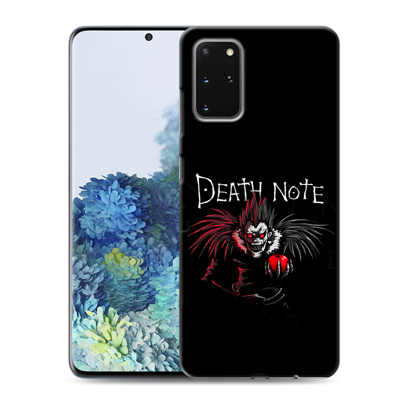Силиконовый противоударный чехол на Samsung Galaxy S20 Plus с принтом Death note Тетрадь смерти Силиконовый противоударный чехол на Samsung Galaxy S20 Plus с принтом Death note Тетрадь смерти