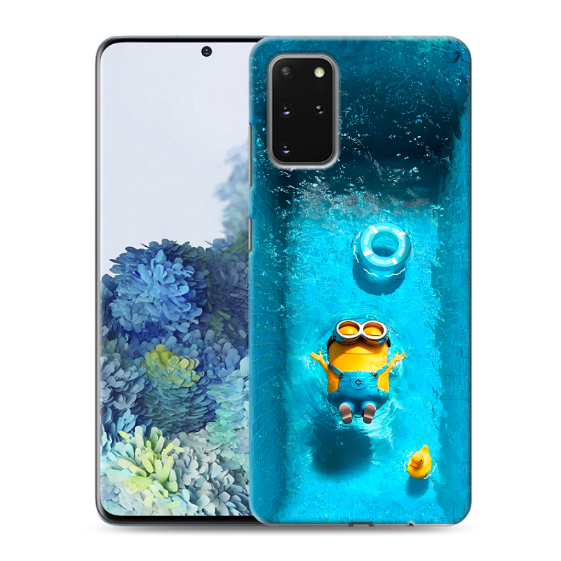 Силиконовый чехол на Samsung Galaxy S20 Plus с принтом Миньоны Силиконовый чехол на Samsung Galaxy S20 Plus с принтом Миньоны