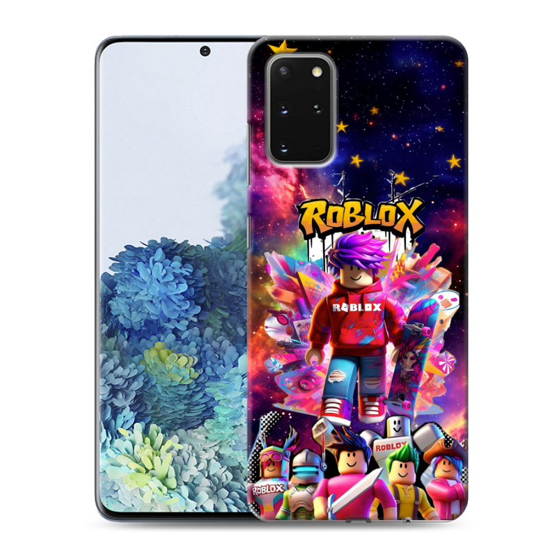 Силиконовый противоударный чехол на Samsung Galaxy S20 Plus с принтом Roblox Роблокс Силиконовый противоударный чехол на Samsung Galaxy S20 Plus с принтом Roblox Роблокс