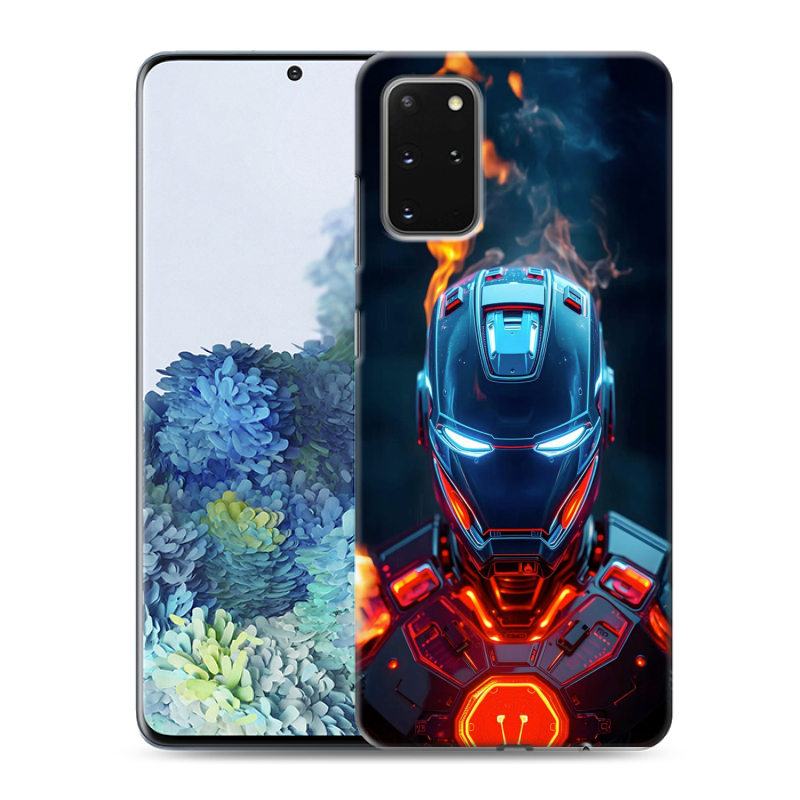 Силиконовый чехол на Samsung Galaxy S20 Plus с принтом IronMan Железный человек Силиконовый чехол на Samsung Galaxy S20 Plus с принтом IronMan Железный человек