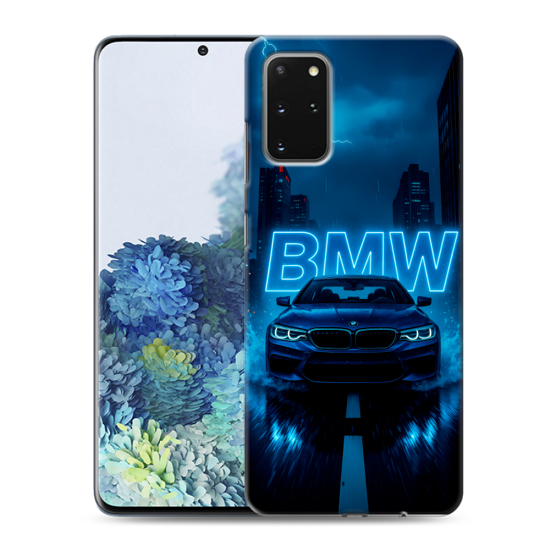 Силиконовый противоударный чехол на Samsung Galaxy S20 Plus с принтом BMW БМВ Силиконовый противоударный чехол на Samsung Galaxy S20 Plus с принтом BMW БМВ