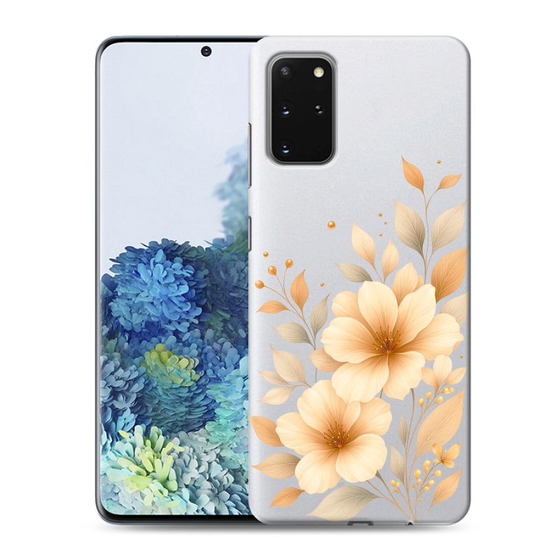 Силиконовый противоударный чехол на Samsung Galaxy S20 Plus с принтом для девушки Силиконовый противоударный чехол на Samsung Galaxy S20 Plus с принтом для девушки