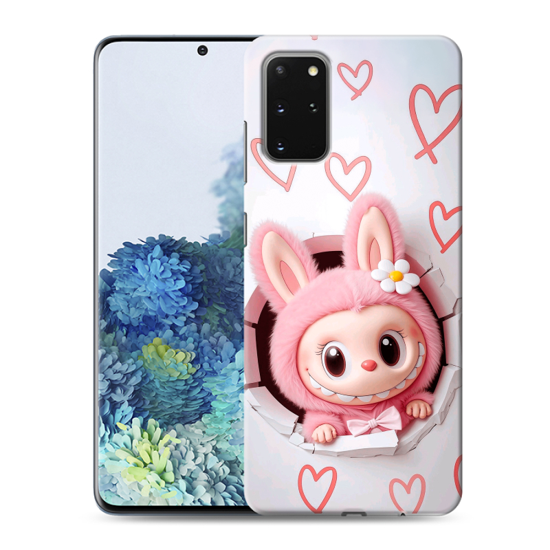 Силиконовый чехол на Samsung Galaxy S20 Plus с принтом Labubu Лабубу Силиконовый чехол на Samsung Galaxy S20 Plus с принтом Labubu Лабубу