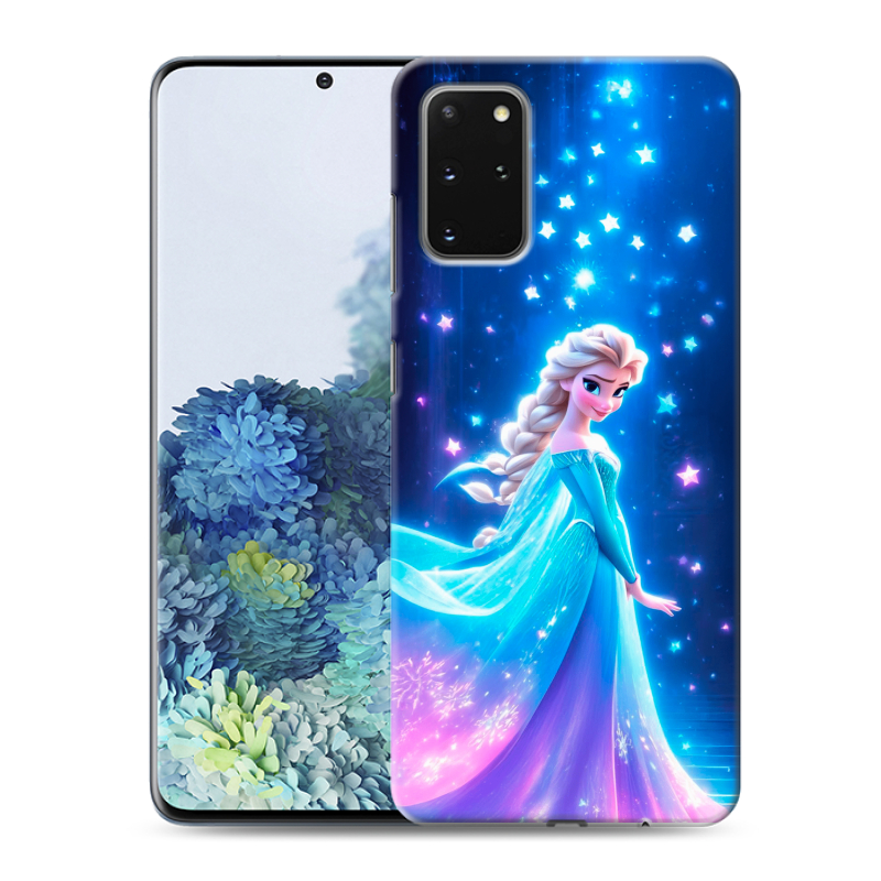 Силиконовый противоударный чехол на Samsung Galaxy S20 Plus с принтом Холодное сердце Frozen Силиконовый противоударный чехол на Samsung Galaxy S20 Plus с принтом Холодное сердце Frozen
