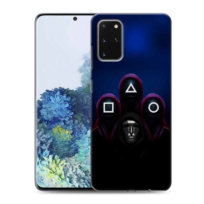 Силиконовый противоударный чехол на Samsung Galaxy S20 Plus с принтом Игра Кальмара Силиконовый противоударный чехол на Samsung Galaxy S20 Plus с принтом Игра Кальмара