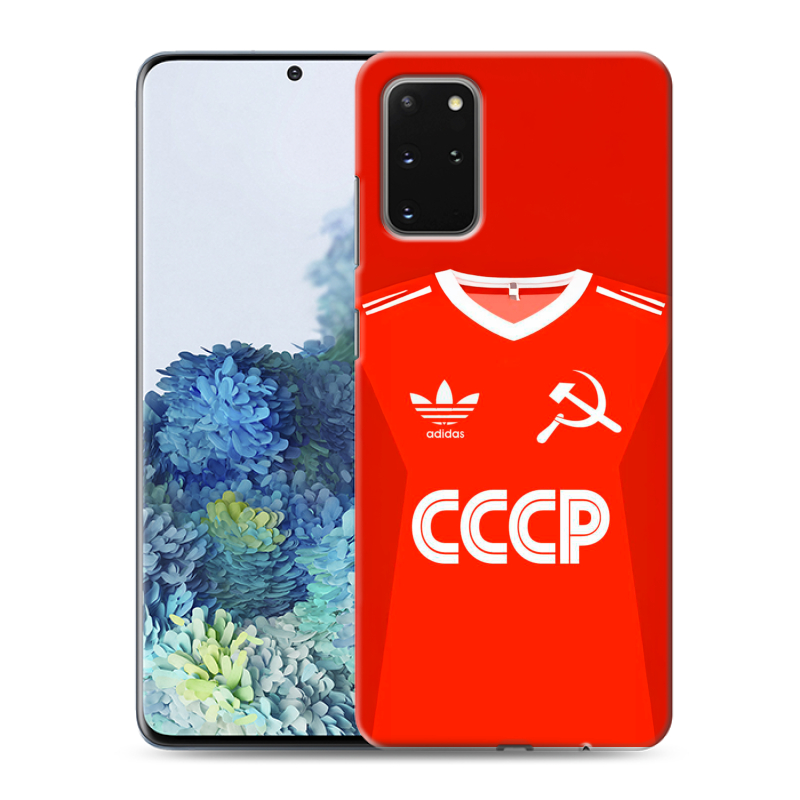 Силиконовый чехол на Samsung Galaxy S20 Plus с принтом Флаг Герб СССР Силиконовый чехол на Samsung Galaxy S20 Plus с принтом Флаг Герб СССР
