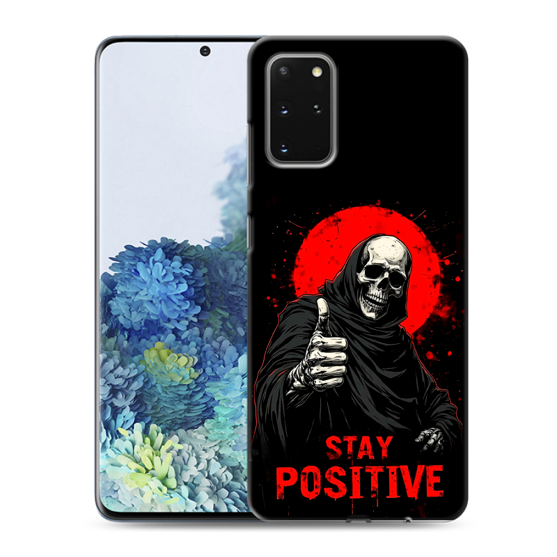 Силиконовый чехол на Samsung Galaxy S20 Plus с принтом смешной скелет Силиконовый чехол на Samsung Galaxy S20 Plus с принтом смешной скелет