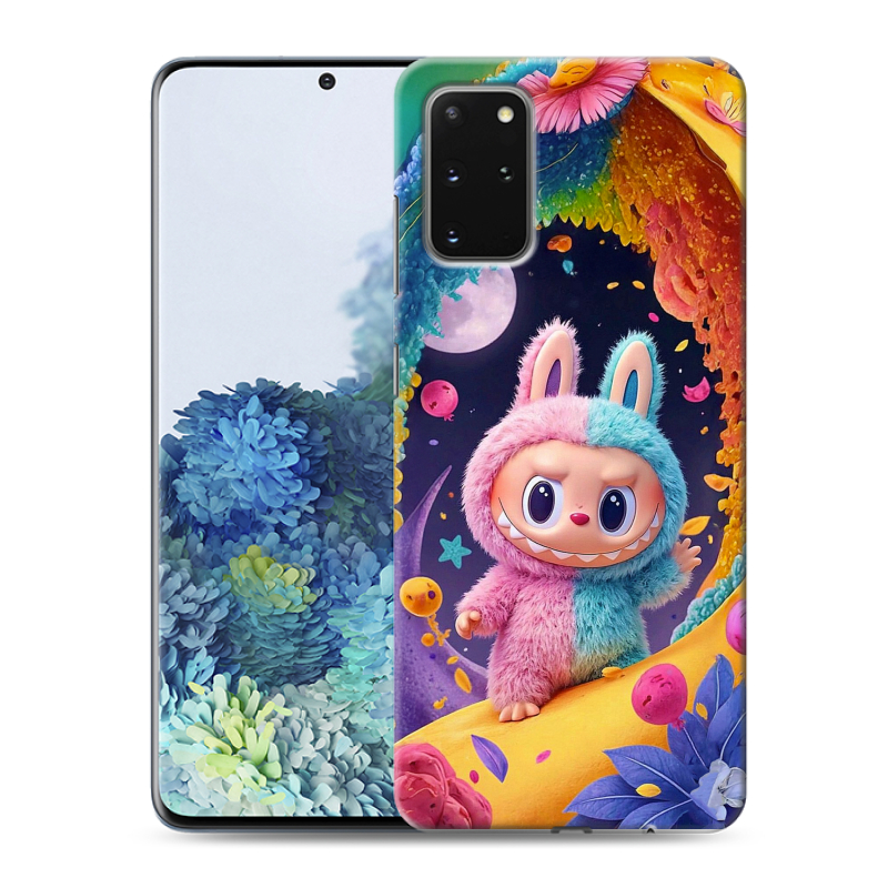 Силиконовый чехол на Samsung Galaxy S20 Plus с принтом Labubu Лабубу Силиконовый чехол на Samsung Galaxy S20 Plus с принтом Labubu Лабубу