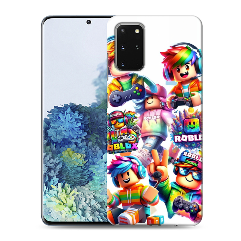 Силиконовый чехол на Samsung Galaxy S20 Plus с принтом Roblox Роблокс Силиконовый чехол на Samsung Galaxy S20 Plus с принтом Roblox Роблокс
